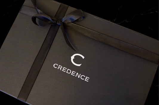 Award winning Credence luxury gift set with three 300ml men's shampoo bottles